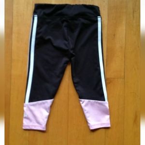 Toddler's 12 Month Adidas Pink and Black Track Sweat Pants